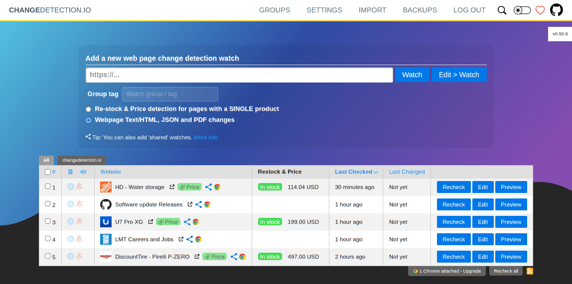 changedetection.io